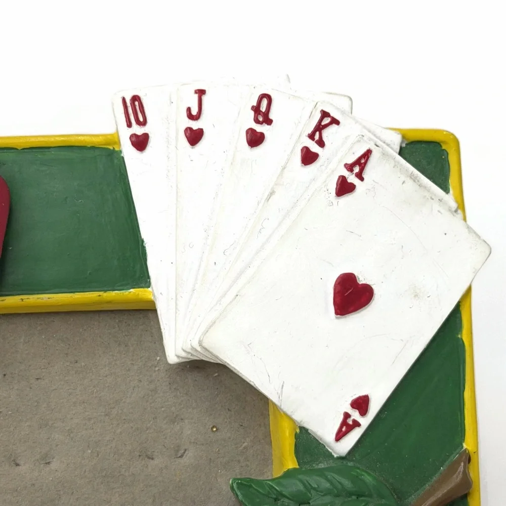 Ceramic Casino Gambling Picture Frame